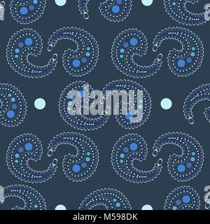 Seamless background in the asian style Stock Vector