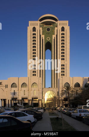 Libya. Tripoli. Bourg el Fateh building. Stock Photo