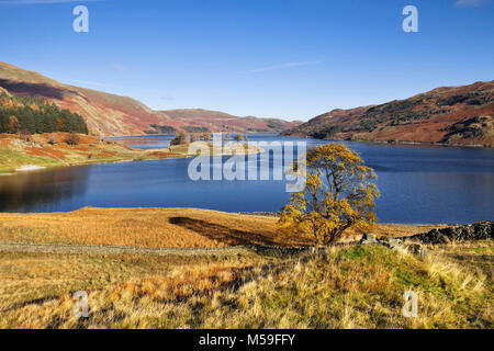 Haweswater in autumn Lake District Stock Photo