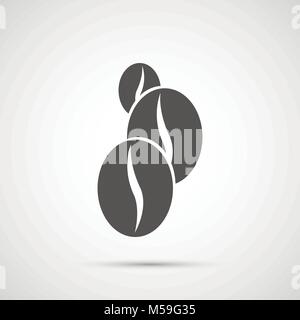 Coffee vector design. Bean icon Stock Vector