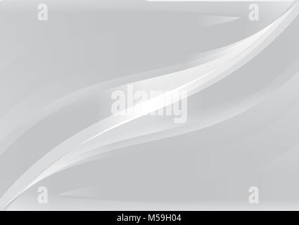Abstract gray wave vector background Stock Vector