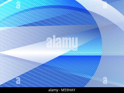 Blue and gray abstract background vector triangle and straight line Stock Vector
