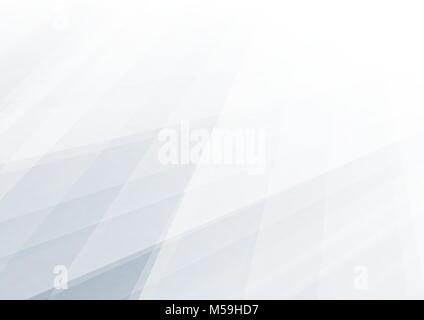 Gray and white overlap geometric  abstract vector background Stock Vector