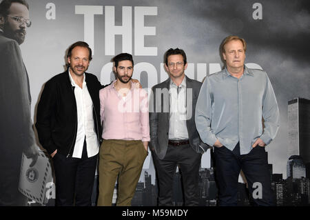 Berlin, Germany. 20th Feb, 2018. Peter Sarsgaard, Tahar Rahim, Dan Futterman and Jeff Daniels during 'The Looming Tower' photocall at the 68th Berlin International Film Festival/Berlinale 2018 on February 20, 2018 in Berlin, Germany. | Verwendung weltweit Credit: dpa picture alliance/Alamy Live News Stock Photo