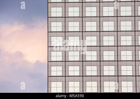 Miami Florida,Southeast Financial Center,Southeast,centre,high rise skyscraper skyscrapers building buildings windows,symmetry,modern architecture,squ Stock Photo