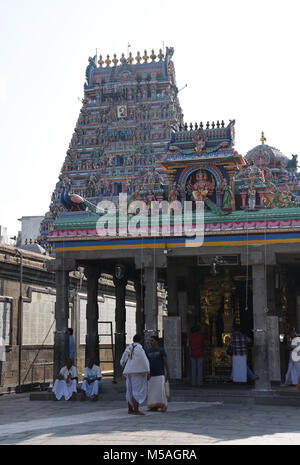 Kapaleeswarar Temple, Mylapore, Chennai. India Stock Photo