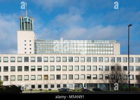 The Newcastle Civic Centre building in the Haymarket area of Newcastle upon Tyne, England, UK. Stock Photo