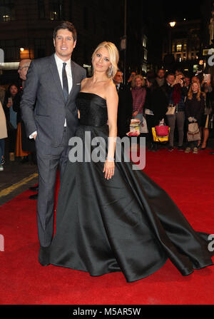 Vernon Kay and Tess Daly arrive arrives at the BBC event Bruce: A Celebration at the London Palladium, which will honour the life of the late entertainer Sir Bruce Forsyth. Stock Photo