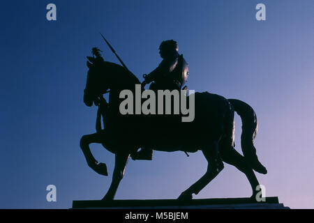 Statue of Maharana Pratap Singh, Udaipur, Rajasthan, India Stock Photo ...