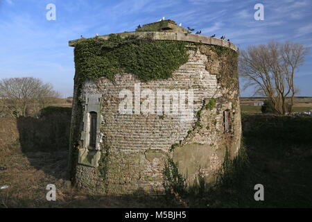 Martello Tower 28, Rye Harbour, East Sussex, England, Great Britain, United Kingdom, UK, Europe Stock Photo