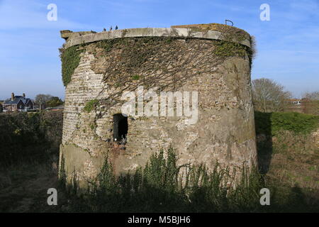 Martello Tower 28, Rye Harbour, East Sussex, England, Great Britain, United Kingdom, UK, Europe Stock Photo