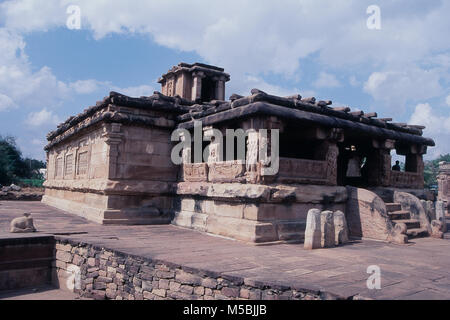 Lad khan temple at Aihole district Bagalkot Karnataka, India Stock Photo
