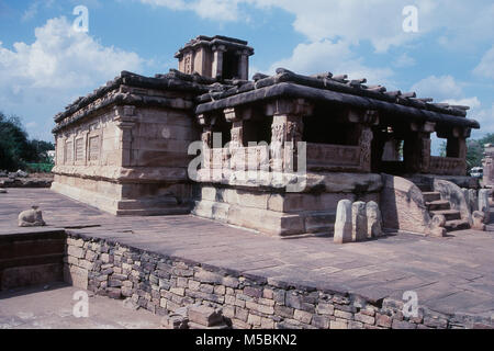Lad khan temple at Aihole district Bagalkot, Karnataka, India Stock Photo