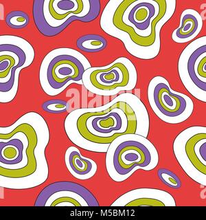 Atom seamless pattern Stock Vector