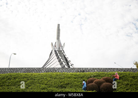 the top of Yoyogi National Gymnasium Stock Photo