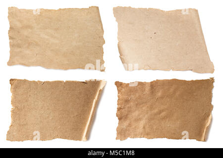 various blank grunge papers Stock Photo