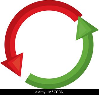 arrows around sign icon Stock Vector