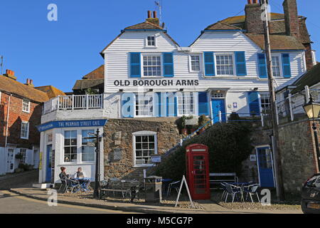 Old Borough Arms, The Strand, Rye, East Sussex, England, Great Britain, United Kingdom, UK, Europe Stock Photo