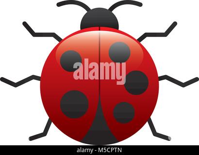 virus bug alert error insect animal Stock Vector