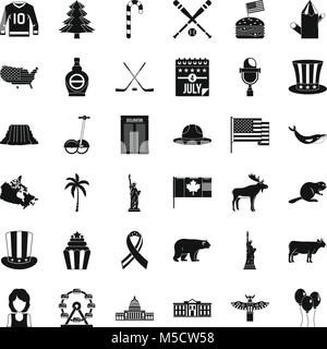 Span icons set, simple style Stock Vector Image & Art - Alamy