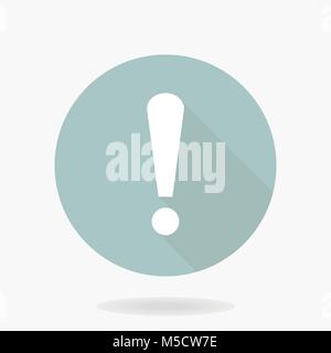Fine Vector Exclamation Icon Stock Vector