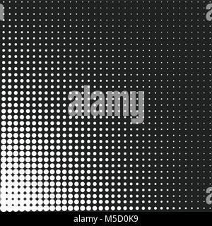 halftone white background corner Stock Vector