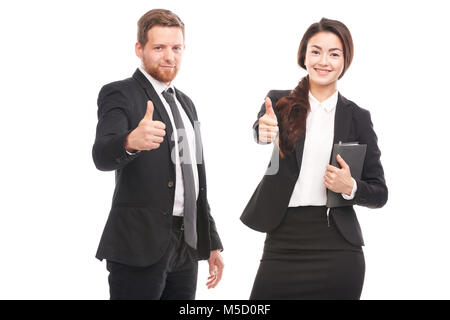 Colleagues in business Stock Photo