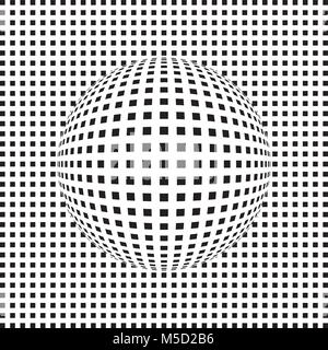 Vaulting connections grid structure Stock Vector