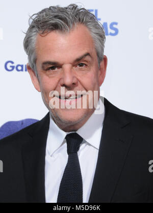 HOLLYWOOD, CA - FEBRUARY 21: Actor Danny Huston attends the premiere of New Line Cinema and Warner Bros. Pictures' 'Game Night' at TCL Chinese Theatre on February 21, 2018 in Hollywood, California. Photo by Barry King/Alamy Live News Stock Photo