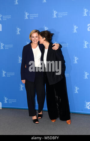 Berlin, Germany. 21st February, 2018. February 21st, 2018 - Berlin  Unga Astrid (Becoming Astrid) photocall during the Berlinale Film Festival 2018. Credit: Fausto Marci/Alamy Live News Stock Photo
