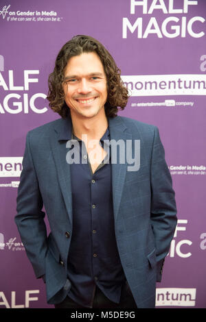 LOS ANGELES, CA - FEBRUARY 21: Luke Arnold at the Los Angeles Special Screening of Half Magic at The London West Hollywood in Los Angeles, California on February 21, 2018. Credit: Steve Rose/MediaPunch Stock Photo