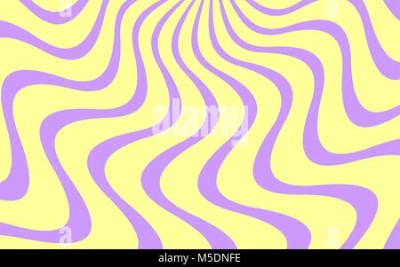 Vector background with Wavy Lines. Simple Background consisting of Stripe Shapes with Liquid effect of soft Color. Yellow and purple Stock Vector