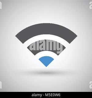 Wifi network, internet zone icon Stock Vector