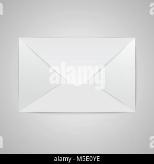 Realistic closed envelope, vector illustration Stock Vector