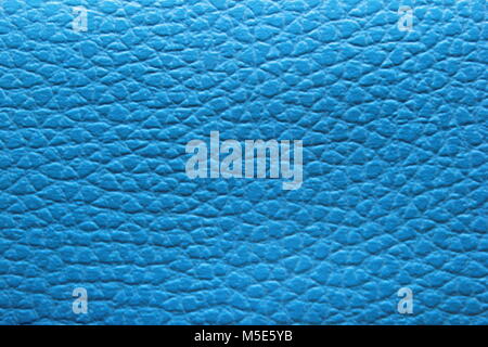 texture of blue leatherette from handbag for decorative use as background Stock Photo