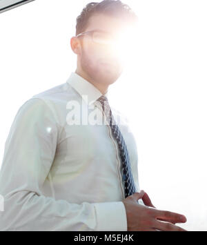 blurry photo of a successful businessman Stock Photo