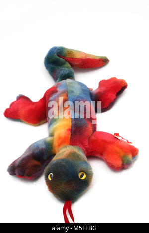 TY Beanie Buddy Lizzie The Lizard Limitied Edition Stock Photo