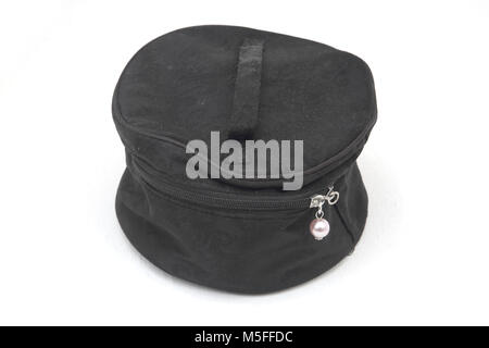 Black Cosmetic Bag Stock Photo