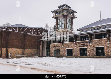 Nature and Forest Museum in Bialowieza village located in the middle of Bialowieza Forest, Podlaskie Voivodeship of Poland Stock Photo