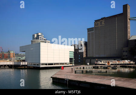 The Waterways Visitors Centre in Grand Canal Dock, the area has been dubbed 'Silicon Docks  Dublin City, Ireland Stock Photo