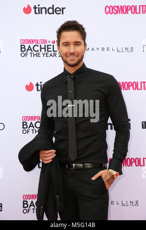 Sydney, Australia. 22nd February 2018.  Michael Turnbull (The Bachelorette) attends the Cosmopolitan + Tinder annual Bachelor of the Year Award at Coo Stock Photo