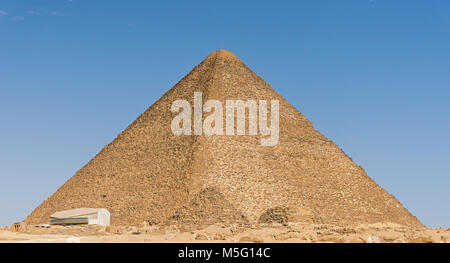 Great Pyramid of Cheops. Giza Plateau, Cairo, Egypt. Stock Photo
