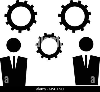 Business line icon outline style isolated on white background, the illustration is flat, vector, pixel perfect for web and print. Linear stokes and fi Stock Vector