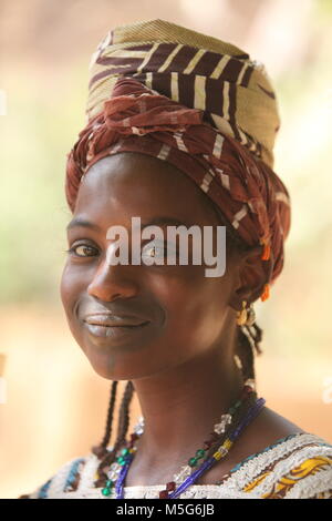 Young Fulani Woman In Ghana Stock Photo - Alamy