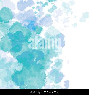 Colorful vector background with abstract watercolor paint Stock Vector