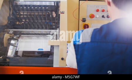 exam printing machine print a a Close squares many of with up cmyk test color