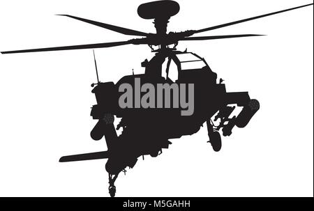 Helicopter illustration Stock Vector