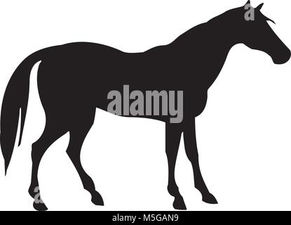 Horse logo Stock Vector