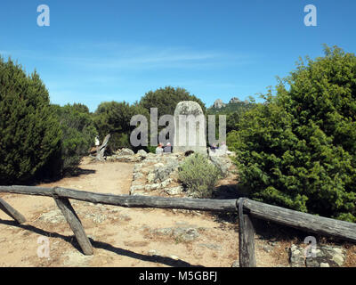 Palau, Sardinia. Tomba di Giganti 'Li Mizzani' Stock Photo