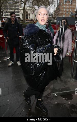 Anne Marie arrives at Global studios for Capital radio  Featuring: Anne Marie Where: London, United Kingdom When: 23 Jan 2018 Credit: Michael Wright/WENN.com Stock Photo